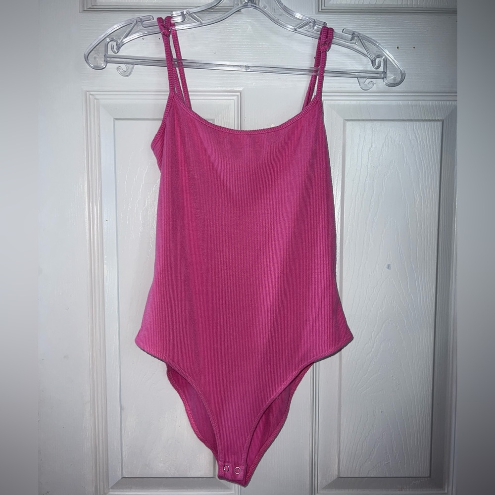 Pink Tank Top Body Suit